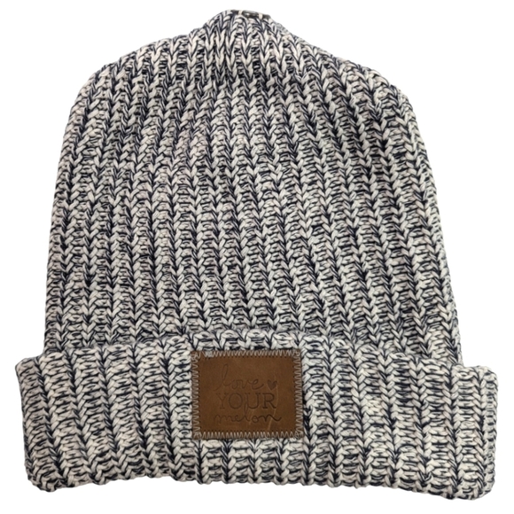 Love Your Melon Accessories - Love Your Melon Beanie Hat Cuffed Cotton Knit Logo Patch Unisex